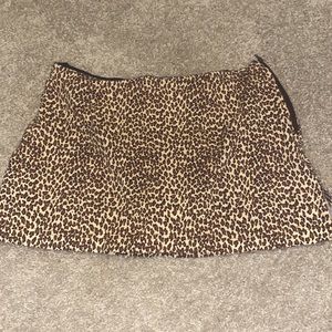 CHEETA PRINT MINI SKIRT